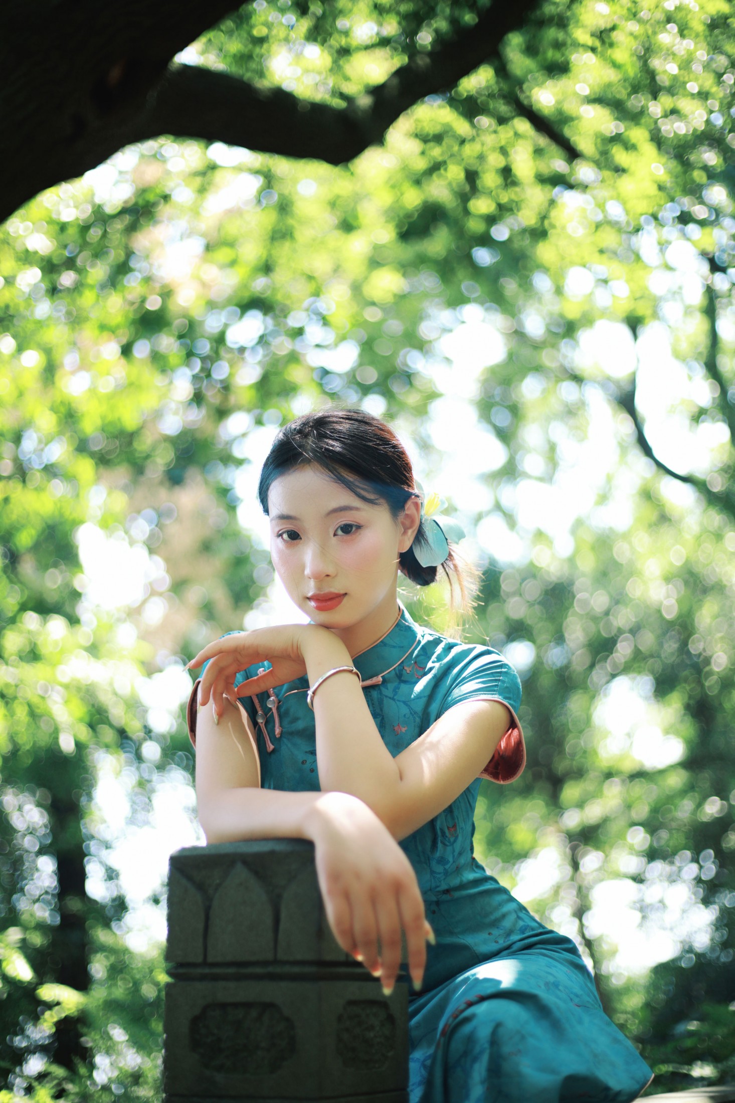 小u – 《六和塔下的旗袍绿色》[39P] 插图5